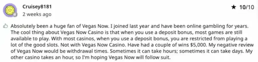 Vegasnow Casino - Overview by Askgamblers 10/10