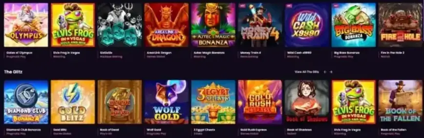 Vegasnow casino game catalogue